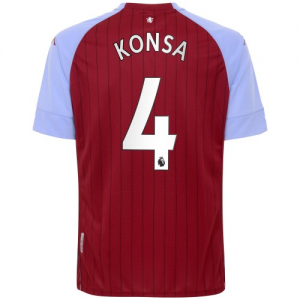 Aston Villa Ezri Konsa 4 Hjemmedrakter 2020 21 – Kortermet