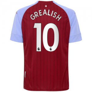 Aston Villa Jack Grealish 10 Hjemmedrakter 2020 21 – Kortermet