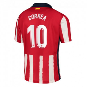 Atletico Madrid Angel Correa 10 Hjemmedrakter 2020 21 – Kortermet