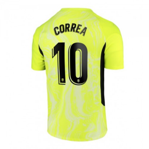 Atletico Madrid Angel Correa 10 Tredjedrakter 2020 21 – Kortermet