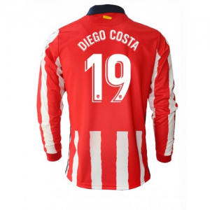 Atletico Madrid Diego Costa 19 Hjemmedrakter 2020 21 – Langermet