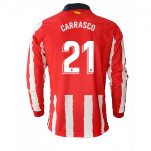 Atletico Madrid Yannick Carrasco 21  Hjemmedrakter 2020 21 – Langermet