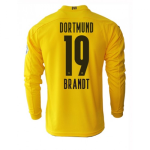 BVB Borussia Dortmund Julian Brandt 19 Hjemmedrakter 2020 21 – Langermet