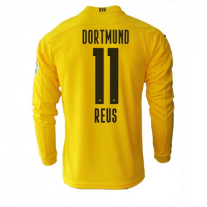 BVB Borussia Dortmund Marco Reus 11 Hjemmedrakter 2020 21 – Langermet