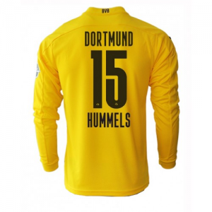 BVB Borussia Dortmund Mats Hummels 15 Hjemmedrakter 2020 21 – Langermet
