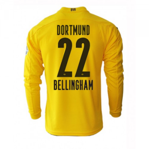 Borussia Dortmund Jude Bellingham 22 Hjemmedrakter 2020 21 – Langermet