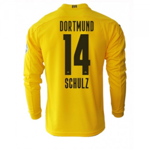 Borussia Dortmund Nico Schulz 14 Hjemmedrakter 2020 21 – Langermet