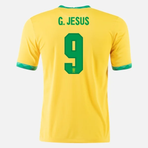 Brasil Gabriel Jesus 9 Hjemmedrakter 20-21 – Kortermet