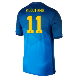 Brasil Philippe Coutinho 11 Bortedrakter 20-21 – Kortermet