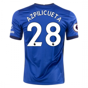 Chelsea Cesar Azpilicueta 28 Hjemmedrakter 2020 21 – Kortermet