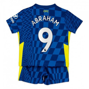 Chelsea Tammy Abraham 9 Barn Hjemme Draktsetts 2021 22 – Kortermet(Inkluderer shorts)