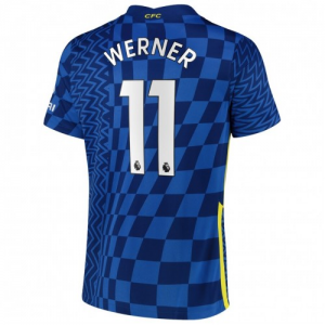 Chelsea Timo Werner 11 Hjemmedrakter 2021-22 – Kortermet