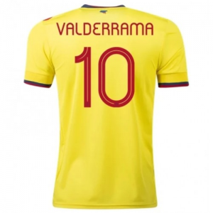 Colombia Carlos Valderrama 10 Hjemmedrakter 20-21 – Kortermet