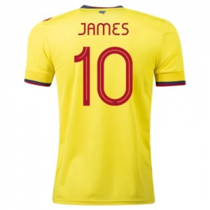 Colombia James Rodríguez 10 Hjemmedrakter 20-21 – Kortermet