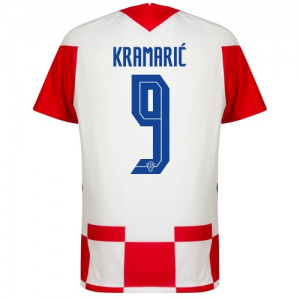Kroatia Andrej Kramaric 9 Hjemmedrakt EM 2020 – Kortermet