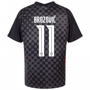 Kroatia Marcelo Brozovic 11 Bortedrakt EM 2020 – Kortermet