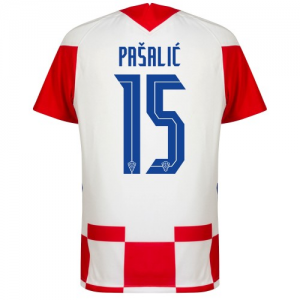 Kroatia Mario Pasalic 15 Hjemmedrakt EM 2020 – Kortermet
