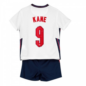 England Harry Kane 9 Barn Hjemme Draktsett EM 2020 – Kortermet(Inkluderer shorts)