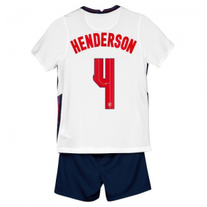 England Henderson 4 Barn Hjemme Draktsett EM 2020 – Kortermet(Inkluderer shorts)