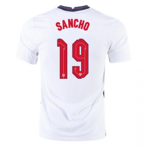 England Jadon Sancho 19 Hjemmedrakt EM 2020 – Kortermet