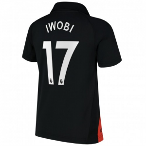 Everton Alex Iwobi 17 Bortedrakter 2021-22 – Kortermet