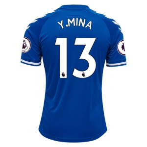 Everton Yerry Mina 13 Hjemmedrakter 2020 21 – Kortermet
