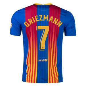 FC Barcelona Antoine Griezmann 7 El Clasico Fotballdrakter 2021 – Kortermet
