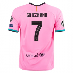 FC Barcelona Antoine Griezmann 7 Tredjedrakter 2020 21 – Kortermet