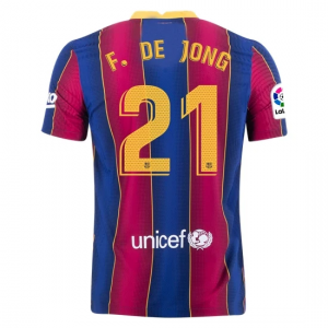FC Barcelona Frenkie De Jong 21 Hjemmedrakter 2020 21 – Kortermet