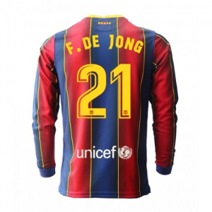 FC Barcelona Frenkie De Jong 21 Hjemmedrakter 2020 21 – Langermet