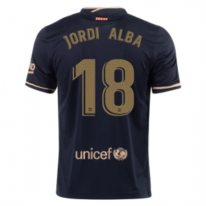 FC Barcelona Jordi Alba 18 Bortedrakter 2020 21 – Kortermet