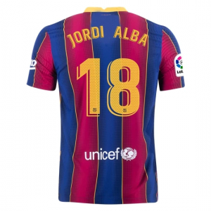 FC Barcelona Jordi Alba 18 Hjemmedrakter 2020 21 – Kortermet
