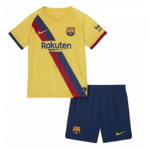 FC Barcelona Barn Borte Draktsett 2019 20- Kortermet(Inkluderer shorts)