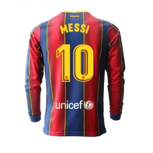 FC Barcelona Lionel Messi 10 Hjemmedrakter 2020 21 – Langermet