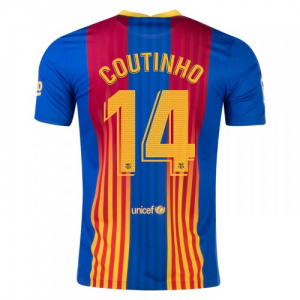 FC Barcelona Philippe Coutinho 14 El Clasico Fotballdrakter 2021 – Kortermet