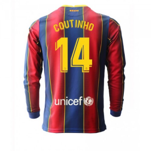 FC Barcelona Philippe Coutinho 14 Hjemmedrakter 2020 2021 – Langermet