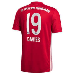 FC Bayern München Alphonso Davies 19 Hjemmedrakter 2020 21 – Kortermet