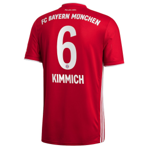 FC Bayern München Joshua Kimmich 6 Hjemmedrakter 2020 21 – Kortermet