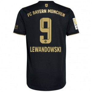 FC Bayern München Robert Lewandowski 9 Bortedrakter 2021-22 – Kortermet