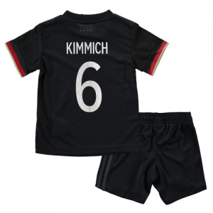 Tyskland Joshua Kimmich 6 Barn Borte Draktsett EM 2020 – Kortermet(Inkluderer shorts)