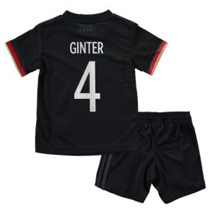 Tyskland Matthias Ginter 4 Barn Borte Draktsett EM 2020 – Kortermet(Inkluderer shorts)