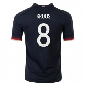 Tyskland Toni Kroos 8 Bortedrakt EM 2020 – Kortermet