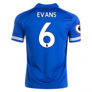 Leicester City Jonny Evans 6 Hjemmedrakter 2020 21 – Kortermet