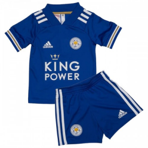 Leicester City Barn Hjemme Draktsett – Kortermet(Inkluderer shorts)