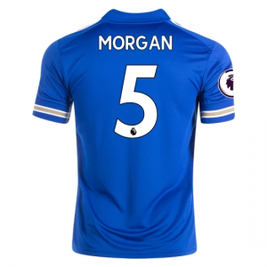 Leicester City Wes Morgan 5 Hjemmedrakter 2020 21 – Kortermet