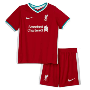 Liverpool Barn Hjemme Draktsett 2021 – Kortermet(Inkluderer shorts)