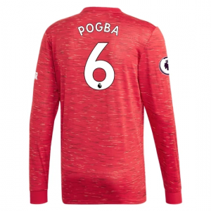 Manchester United Paul Pogba 6 Hjemmedraktsett 2020 21 – Langermet