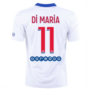 Paris Saint Germain PSG Angel Di Maria 11 Bortedrakter 2020 21 – Kortermet