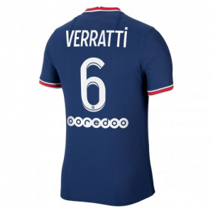 Paris Saint Germain PSG Marco Verratti 6 Hjemmedrakter 2021-22 – Kortermet