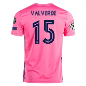 Real Madrid Federico Valverde 15 Bortedrakter 2020 21 – Kortermet